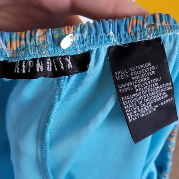 Y2k Hipnotix Blue Green Sequin Tiered Peasant Midi Fairy Skirt, 6 - Picture 5 of 7